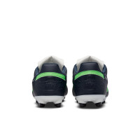 Nike Premier III Gazon Naturel Chaussures de Foot (FG) Bleu Vert Blanc