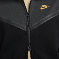 Nike Tech Fleece Full-Zip Survêtement Gris Foncé Noir Or