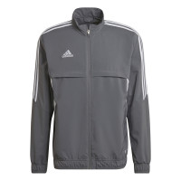Veste de présentation adidas Condivo 22 gris blanc