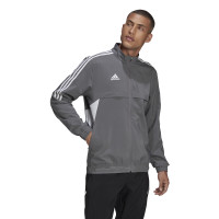 Veste de présentation adidas Condivo 22 gris blanc