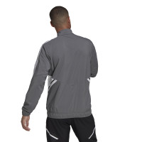 Veste de présentation adidas Condivo 22 gris blanc