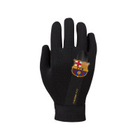 Nike FC Barcelone Academy Therma-Fit Gants Enfants Noir Jaune