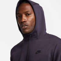 Nike Tech Fleece Sweat à Capuche Mauve Noir