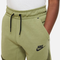 Nike Tech Fleece Pantalon de Jogging Enfants Vert Vert Foncé Noir