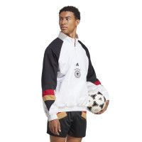 adidas Duitsland Icon Trainingsjack 2022-2024 Zwart Wit