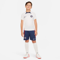 Nike Paris Saint-Germain Short d'Entraînement 2022-2023 Enfants Bleu Foncé Rouge Blanc