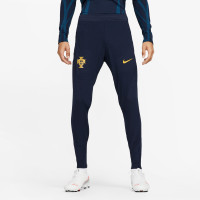 Nike Portugal Strike Hooded Trainingspak 2022-2024 Donkerblauw Goud