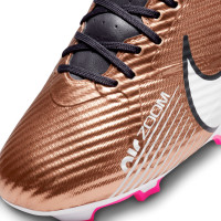 Nike Zoom Mercurial Vapor 15 Academy Gazon Naturel Gazon Artificiel Chaussures de Foot (MG) Bronze Noir Blanc
