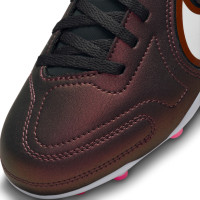 Nike Tiempo Legend 9 Club Gazon Naturel Gazon Artificiel Chaussures de Foot (MG) Enfants Mauve Blanc Bronze