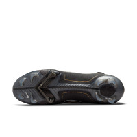 Nike Mercurial Superfly 8 Elite Gazon Naturel Chaussures de Foot (FG) Noir Gris Foncé Or