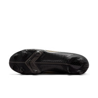 Nike Mercurial Superfly 8 Academy Gazon Naturel Gazon Artificiel Chaussures de Foot (MG) Noir Gris Foncé Or