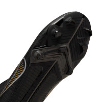 Nike Mercurial Superfly 8 Academy Gazon Naturel Gazon Artificiel Chaussures de Foot (MG) Noir Gris Foncé Or