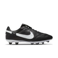 Nike Premier III Gazon Naturel Chaussures de Foot (FG) Noir Blanc