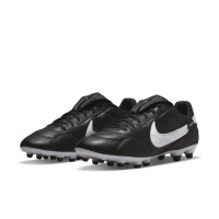 Nike Premier III Gras Voetbalschoenen (FG) Zwart Wit