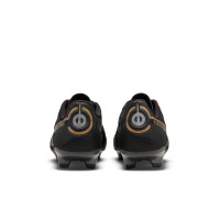 Nike Tiempo Legend 9 Academy Gazon Naturel Gazon Artificiel Chaussures de Foot (MG) Noir Gris Foncé Or