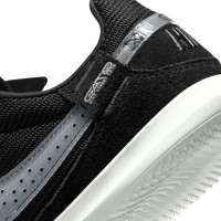 Nike Street Gato Straatvoetbalschoenen Kids Zwart Grijs Wit