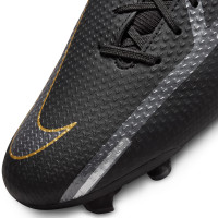 Nike Phantom GT2 Academy DF Gazon Naturel Gazon Artificiel Chaussures de Foot (MG) Noir Gris Foncé Or