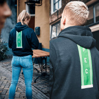 PEC Zwolle Shawl Hoodie Zwart