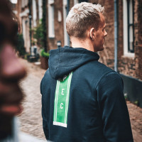 PEC Zwolle Shawl Hoodie Zwart