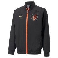 PUMA Neymar JR Diamond Veste d'Entraînement Woven Enfants Noir Orange Or