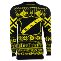 Pull de Noël NAC Breda noir jaune