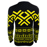 Pull de Noël NAC Breda noir jaune