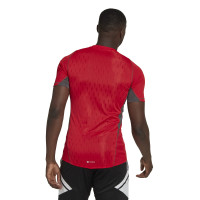 adidas Tiro 23 Pro Maillot de Gardien de But Rouge Jaune Gris