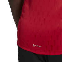 adidas Tiro 23 Pro Maillot de Gardien de But Rouge Jaune Gris