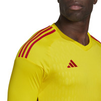 adidas Tiro 23 Competition Keepersshirt Lange Mouwen Geel Rood