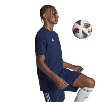 adidas Tiro 23 Competition T-Shirt Bleu Foncé Blanc