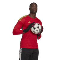 adidas Tiro 23 Competition Keepersshirt Lange Mouwen Rood Groen