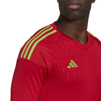adidas Tiro 23 Competition Keepersshirt Lange Mouwen Rood Groen