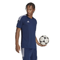 adidas Tiro 23 League Maillot de Foot Bleu Foncé Blanc