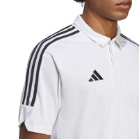 adidas Tiro 23 League Polo Blanc Noir