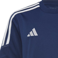 adidas Tiro 23 Club Trainingsshirt Kids Donkerblauw Wit