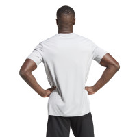 Set d'entraînement adidas Tabela gris clair blanc noir