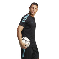 adidas Tiro 23 Club Trainingsshirt Zwart Blauw