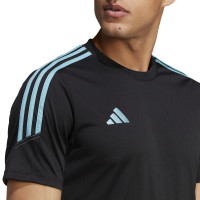adidas Tiro 23 Club Trainingsshirt Zwart Blauw