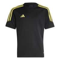 adidas Tiro 23 Club Trainingsshirt Kids Zwart Geel