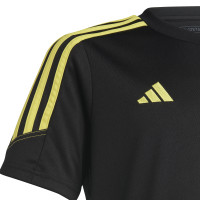 adidas Tiro 23 Club Trainingsshirt Kids Zwart Geel