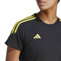 adidas Tiro 23 Club Trainingsshirt Dames Zwart Geel
