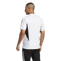 adidas Tiro 23 Competition Voetbalshirt Wit Zwart