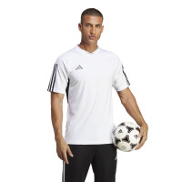 adidas Tiro 23 Competition Voetbalshirt Wit Zwart