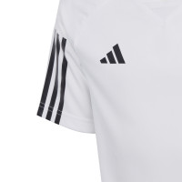adidas Tiro 23 Competition Voetbalshirt Kids Wit Zwart
