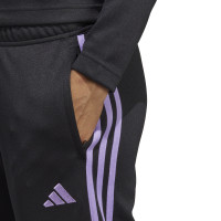 adidas Tiro 23 Club Trainingsbroek Dames Zwart Paars