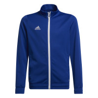 adidas Entrada 22 Trainingsjack Kids Blauw Wit