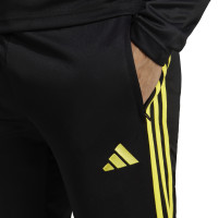 adidas Tiro 23 Club Trainingsbroek Zwart Geel