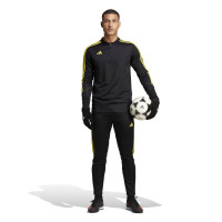 adidas Tiro 23 Club Trainingsbroek Zwart Geel