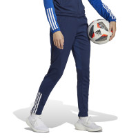 adidas Tiro 23 Competition Trainingsbroek Dames Donkerblauw Wit