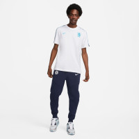 Nike Chelsea Tech Fleece Pantalon d'Entraînement 2022-2023 Bleu Blanc